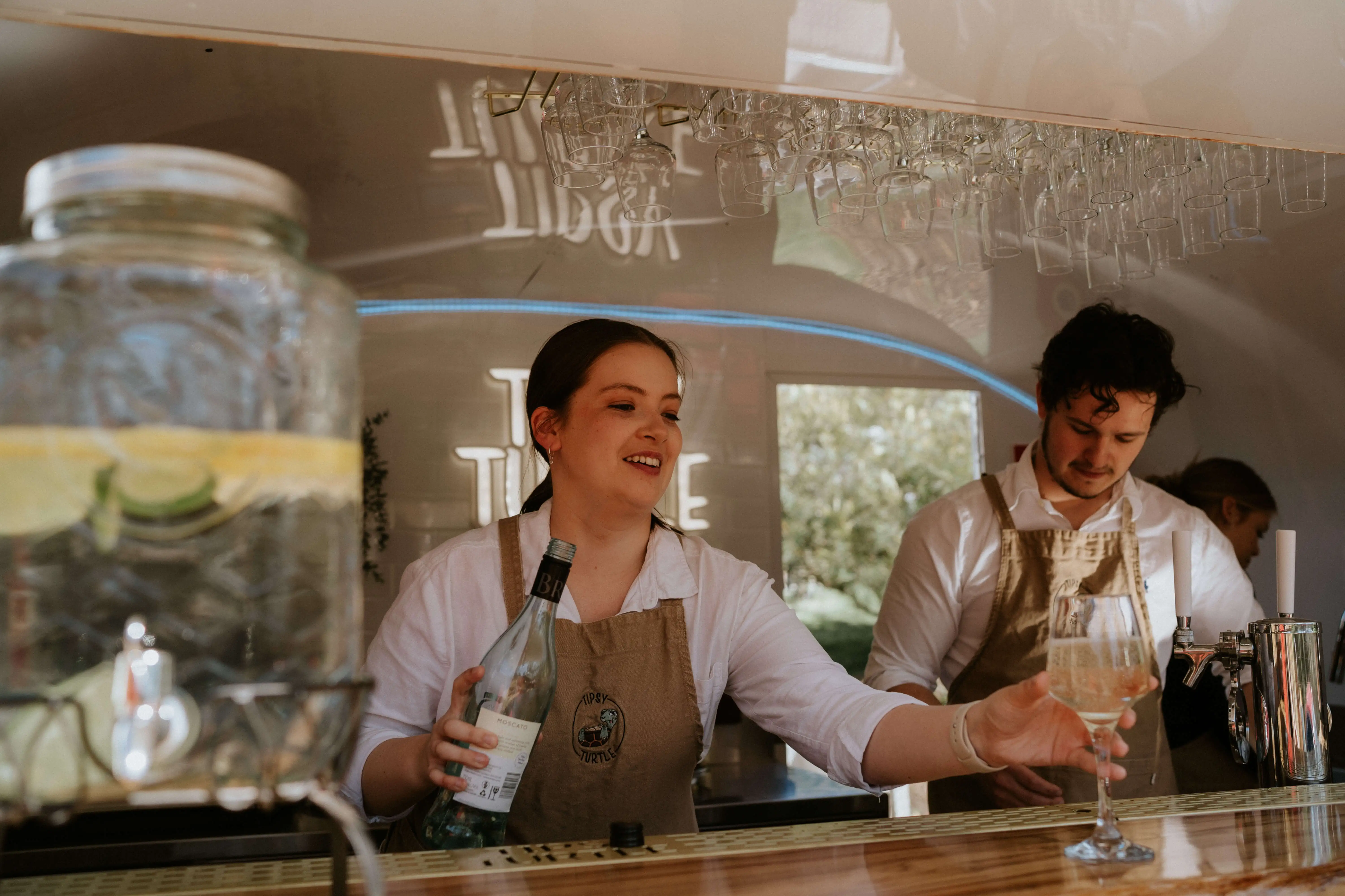 Tipsy Turtle mobile bar at a Southern Highlands event